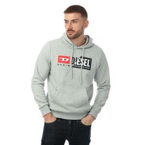 Diesel Mens S-Girk Cuty Felpa Hoodie / Gray